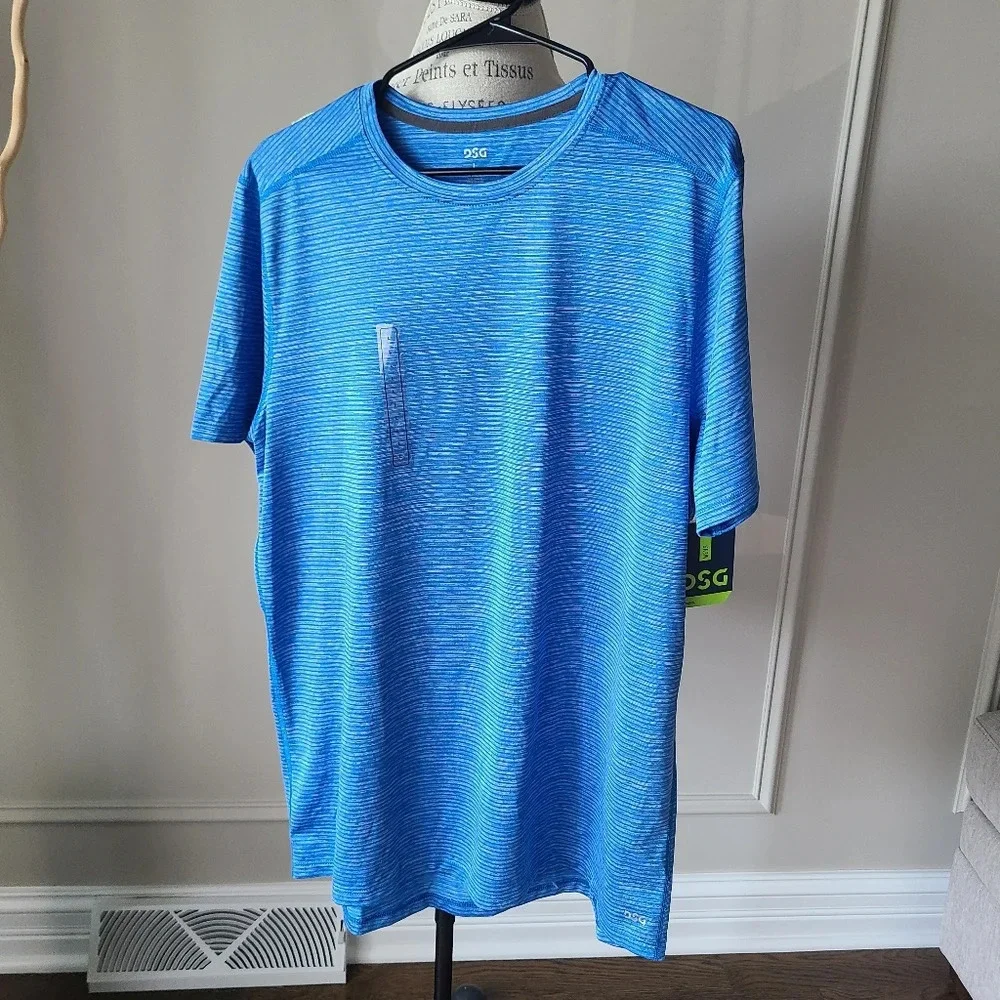 NWT DSG men's t-shirt sz.L blue